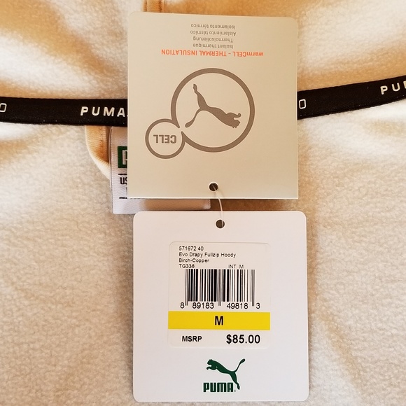 Puma Evo Hoody Shark Bite Hem Size Medium - Picture 7 of 8